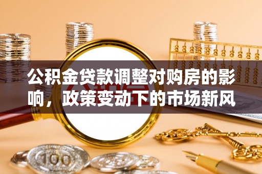 卑南公积金贷款调整对购房的影响，政策变动下的市场新风向