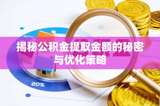 卑南揭秘公积金提取金额的秘密与优化策略