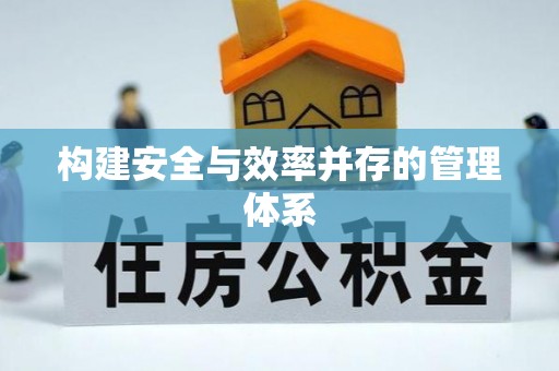 卑南构建安全与效率并存的管理体系
