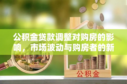 卑南公积金贷款调整对购房的影响，市场波动与购房者的新选择