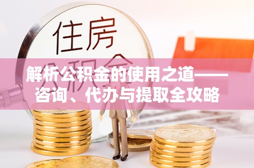 卑南解析公积金的使用之道——咨询、代办与提取全攻略