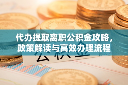 卑南代办提取离职公积金攻略，政策解读与高效办理流程