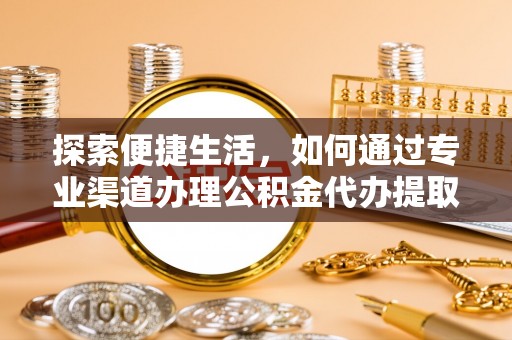 卑南探索便捷生活，如何通过专业渠道办理公积金代办提取业务