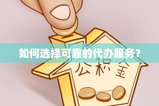 卑南如何选择可靠的代办服务？