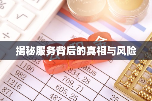 卑南揭秘服务背后的真相与风险