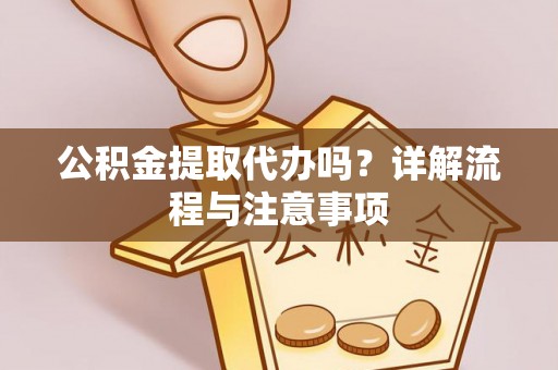 卑南公积金提取代办吗？详解流程与注意事项