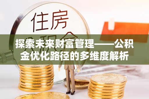 卑南探索未来财富管理——公积金优化路径的多维度解析