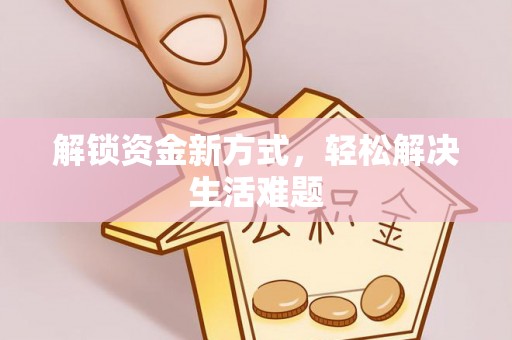 卑南解锁资金新方式，轻松解决生活难题