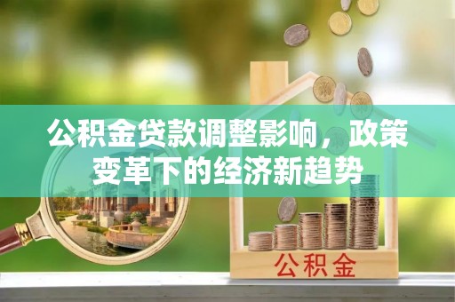 卑南公积金贷款调整影响，政策变革下的经济新趋势