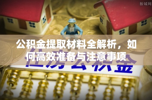 卑南公积金提取材料全解析，如何高效准备与注意事项