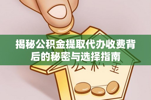 卑南揭秘公积金提取代办收费背后的秘密与选择指南