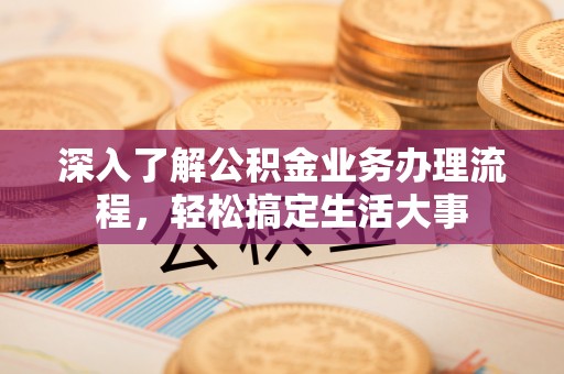 卑南深入了解公积金业务办理流程，轻松搞定生活大事