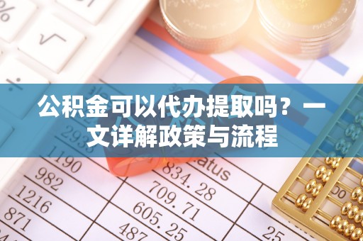 卑南公积金可以代办提取吗？一文详解政策与流程