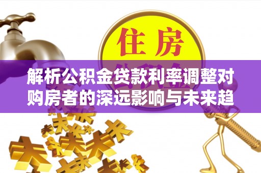 卑南解析公积金贷款利率调整对购房者的深远影响与未来趋势