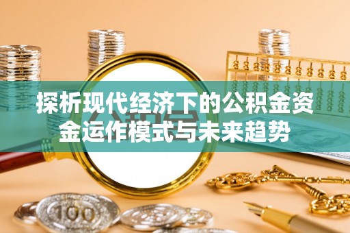 卑南探析现代经济下的公积金资金运作模式与未来趋势
