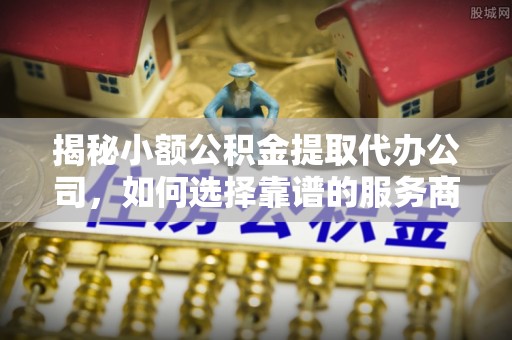 卑南揭秘小额公积金提取代办公司，如何选择靠谱的服务商？