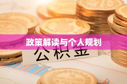 卑南政策解读与个人规划